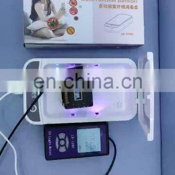 Portable CE FDA approved UV sterilizer box phone disinfection box