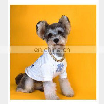 Spring Autumn Dog Clothes Round Collar Sweater Teddy Dog Schnauzer Pomeranian Corgi Pet Clothes photo-4