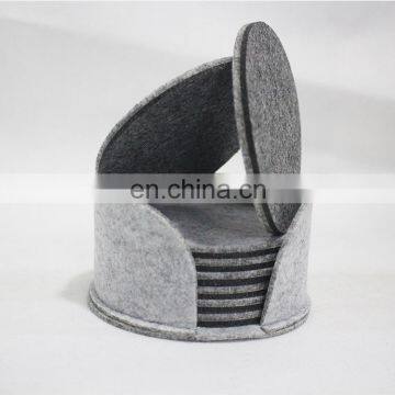 Square Hexagon Shape Multifunctional High Quality 1 Set 6 Pcs Felt Drink Coaster photo-6