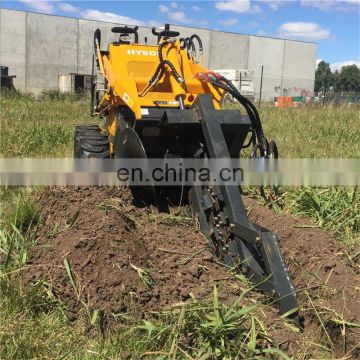 Hysoon compact mini trencher for cable