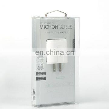 US Standard Quick Charging 2.4A Dual USB Charger Mini Portable