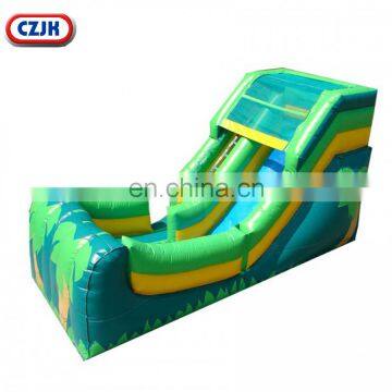 jungle bright mini water or dry one lane inflatable slide for sale