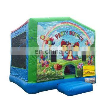 Party Jumpers Bounce House Commercial Kids Jumping Castle Inflatable Bouncers With Basketball Hoop