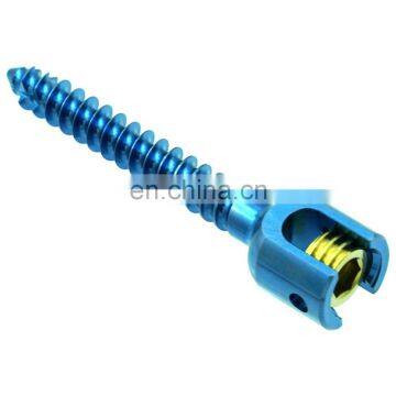 China Manufacture Spinal Fixation System Monoaxial Pedicle Screws Orthopedic Surgical Spine Implants photo-2
