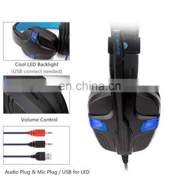 Golden Sky Factory Price Wired Electronic Sports Headphone Headset Gaming Computer Earphone Headband With Microphone Wholesale photo-6