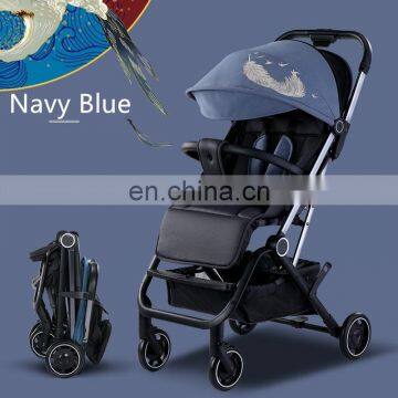 Chinese Style Embroidery Baby Infant Stroller Foldable Toddler Pram Pushchair photo-3