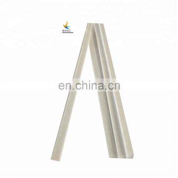 1 inch flat white HDPE UHMWPE strips plastic hdpe wear strips uhmw pe1000 white wear strip