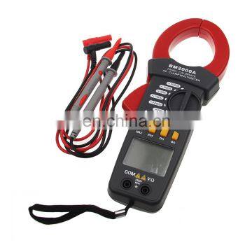 BM2000A 2000 Amp Tests Diodes Measures Volts Resistance AC Current Digital Clamp Meter Tester