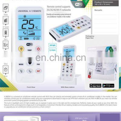 Frankever Universal A/C Air Conditioner Remote Control K-1028E photo-2