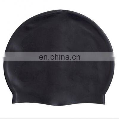 Manufacturers Direct Waterproof Elastic Silicone Swimming Cap Swimming Cap Solid Color Custom Icon photo-4