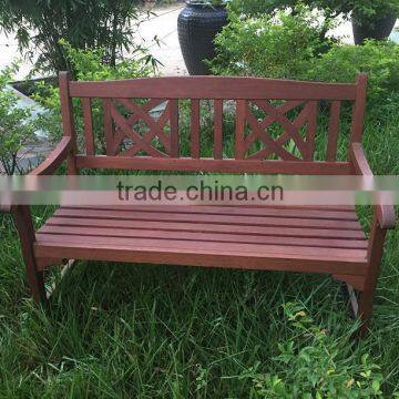 Flower Design FSC Eucalyptus Wood Bench - High Quality Oil Finishing Garden Bench - Vietnam Garden Furniture Products photo-2