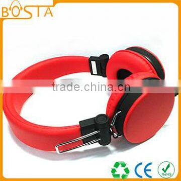 Volume controll on-ear new fashion cell phone headphone with mic