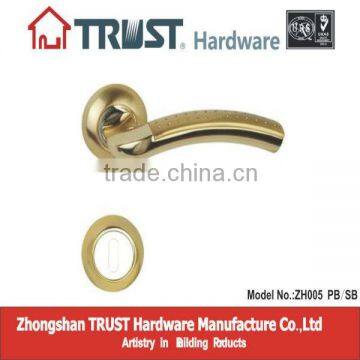 ZH005:Zinc Alloy Lever main wood door handle