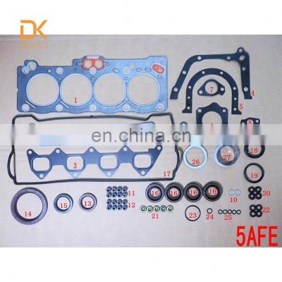 04112-16220 Gasket kit engine valve grind, Cylinder Full Head Gasket Kit for Toyota