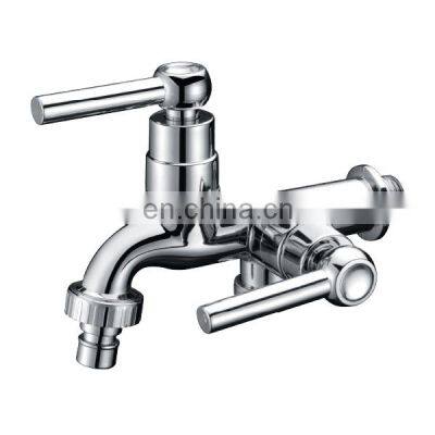 Supplier Duck Contemporary Style Polished Hot And Cold 304 Stainless Steel Standing Basin Faucet