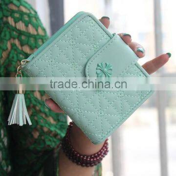 Multicolor Pink Blue Blck Fashional de Ultimos Moda ID Card Bank Card Holder Wallet Cartera Para Dama photo-2