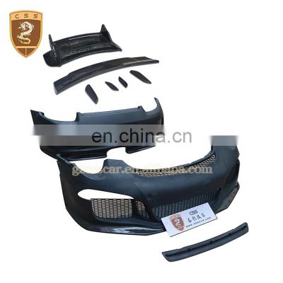 Front Bumper Rear Spoilers Main Output Rear Bumper Kit For Porsche Carrera 997 To 991.1 GT3 Car Body Kits