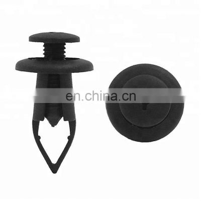 100pcs 9mm Black Plastic Rivet Push-Type Expansion Screw Fastener Clips for Car