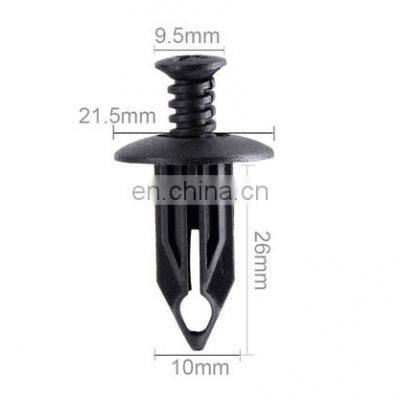 Universal Car Plastic Black Clips Nylon Fasteners Automotive Clips Expansion Clips