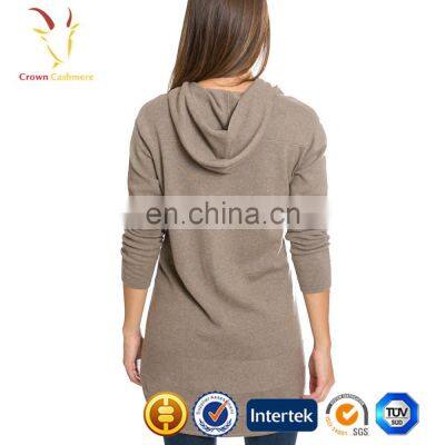 Свитера-платья с капюшоном для взрослых девушек в стиле люкс photo-2