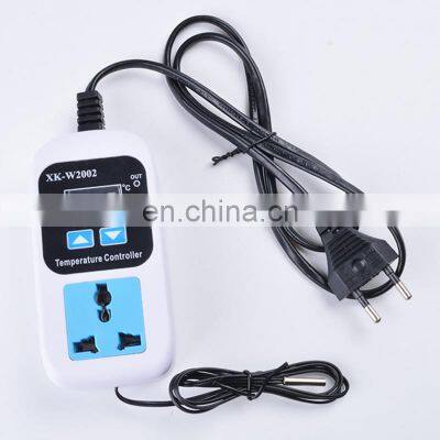 XK-W2002 Digital Socket Temperature Controller Automatic control switch EU plug,  adjustable temperature controller socket