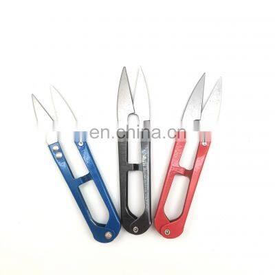 U shape yarn cross stitch cutting tools color cutting small scissors fishing gear manufacturers