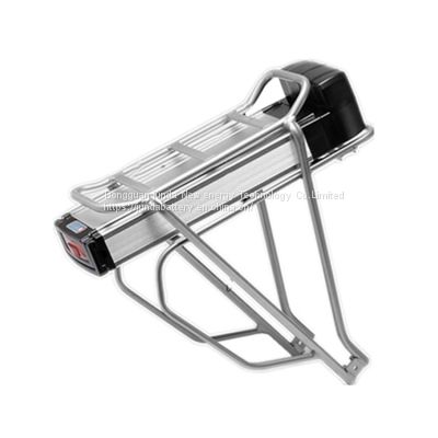 36v 14.5ah luggage rack battery e-bike battery rear rack li ion 145ah 36v electric bike battery