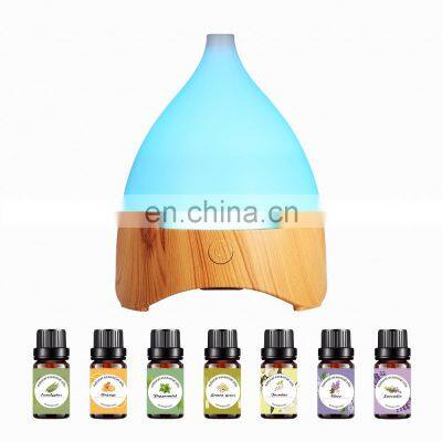 2021 New Trends Portable Travel Wood Grain Electric Ultrasonic 100ml Aromatherapy Essential Oil Mini Diffuser