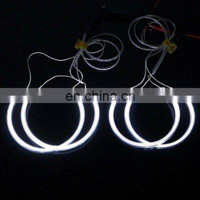 Angel Eyes Light For BMW E36 E38 E39 E46 White Car LED CCFL Halo Rings Headlight Auto DRL 4x 131&146 mm Lamp Kit