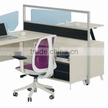 2015# foshan factory offer good quality work table with drawers/modular workstation 14A-02D