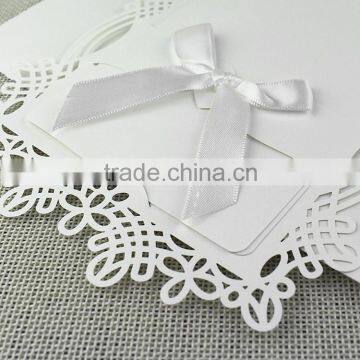 Royal Lining For White Elegant Laser Cut Wedding Invitations photo-3