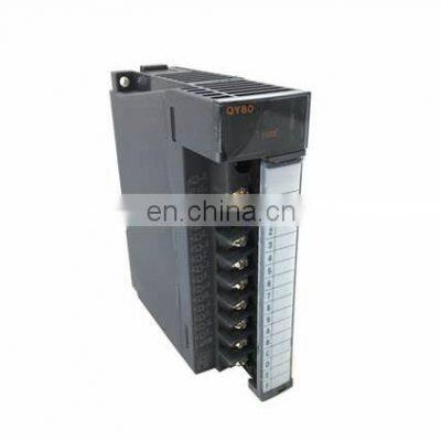 High quality Mitsubishi Melsec Q Series PLC 16 Points Transistor Output Unit QY80