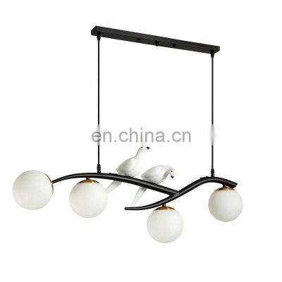 Nordic LED Pendant Lamp Bar Decor Led Chandeliers For Restaurant Lving Room Modern Simple Long Hanging Lighting