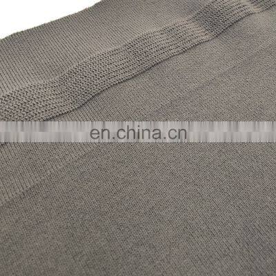 High Stretch Custom Colors circular set fabrics ribbed solid rib knit fabric