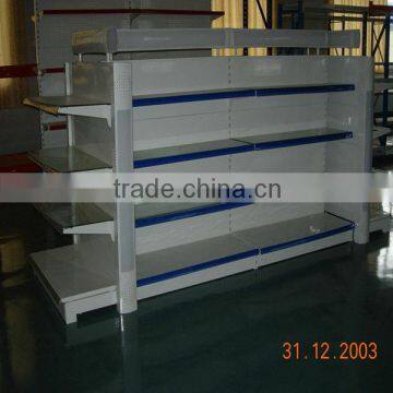 alibaba store back panel shelf gondola shelving