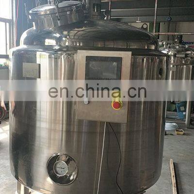 500L High Shear Emulsification Blending Tank Used for Bath Lotion photo-2