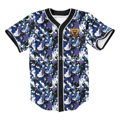 Sublimation Customized Sportswear Baseball Jersey from China Supplier.