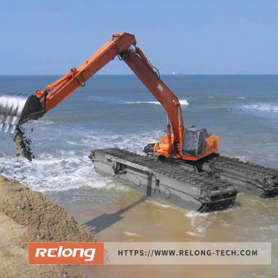 Best Price Pontoon Amphibious Excavators for Swamp Marsh and Water