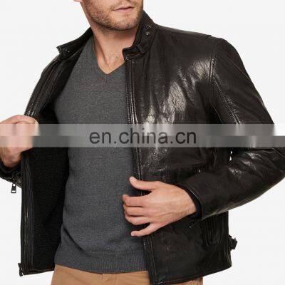 Fashion Men Leather Genuine Cheap Men Jacket