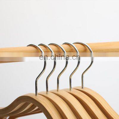 Luxury Wood Hangers for Cloths Shirt Clothing Coat Hangers Cheap Suit Wooden Display Hanger photo-5