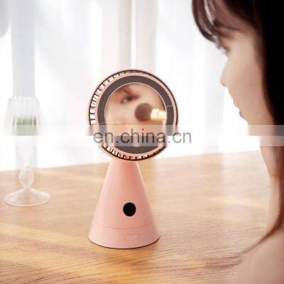 Oscillating Mini Fans Table Fan With Mirror Smart Desk Fan photo-4