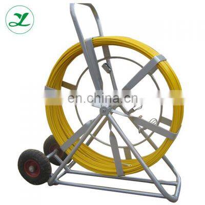 FRP push pull rod wiring pulling duct rod Fiberglass snake cable reel