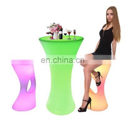 garden chair /Waterproof illuminated remote control rgbw color change garden furniture portable bar stools