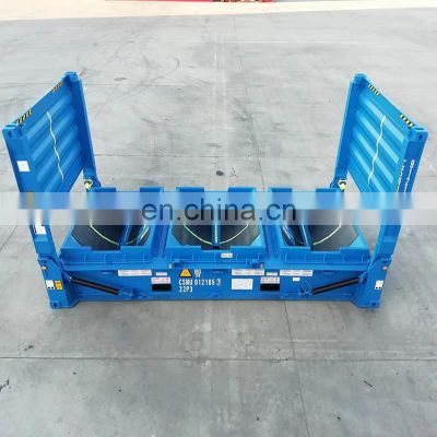 New design transportation equipment flat rack shipping container ship steel role container  for sale