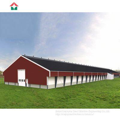 Prefabricated Steel Structure Automatic Temperature Control Metal Chicken House Layer photo-2