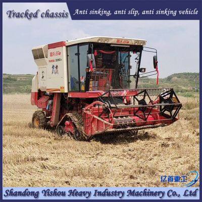 Customized Modification of Track Chassis for Wheat Harvesters to Prevent Sinking photo-3