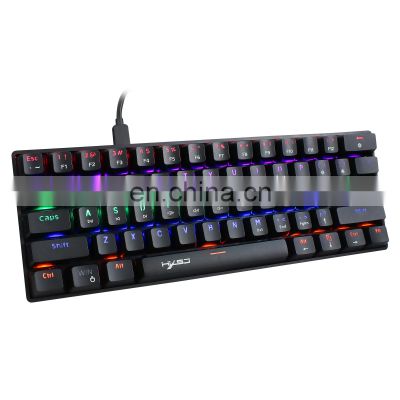 V900 machine 61 key USB wired high-quality game machine keyboard with LED light