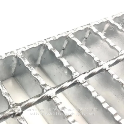 BOLI MESH -HOT ZINC Bar grating.Hot dip galvanized bar steel grating .Top quality China golden supplier steel grating factory