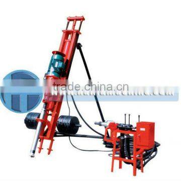 New Designed ! Most portable HFQ100 Motor Drive DTH Drilling Rig