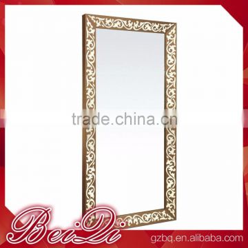 Beiqi Wholesale Price Modern Style Used Styling Mirror Station Makeup Mirror with Frame Salon Furniture